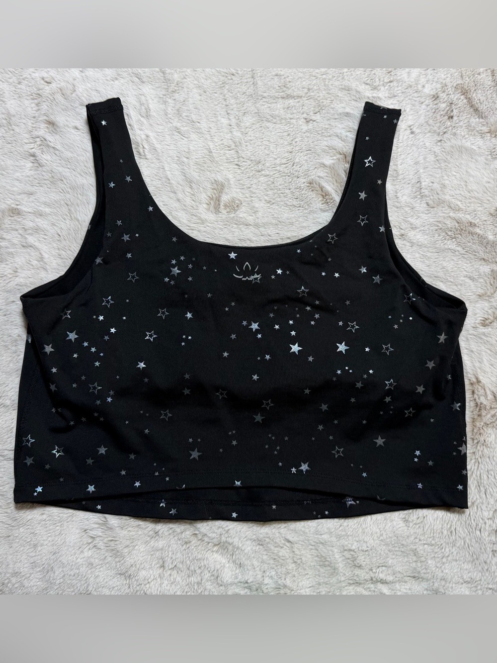 Beyond Yoga Black Star-Print Sports Bra and Leggings Set 1X - Picture 3 of 12